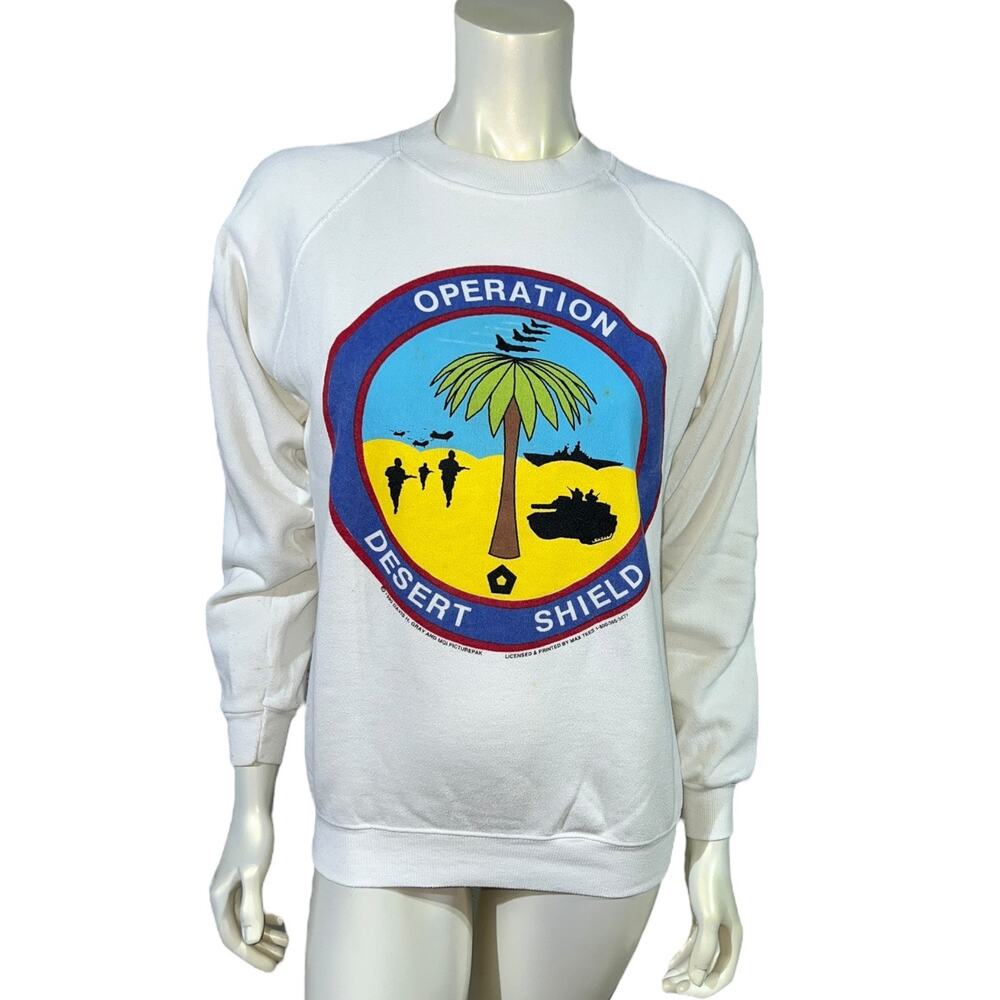 Operation Desert Shield Sweatshirt Medium Unisex